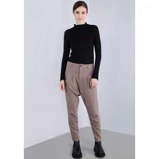 Imperial Bundfaltenhose, lässig geschnitten, beige