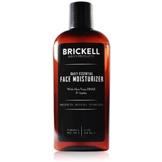 Brickell Men‘s Daily Essential Face Moisturizer - Natürliche & organische Feuchtigkeitscreme - Männer Gesichtscreme - Mit Hyaluronsäure, Grüntee Extrakt & Jojobaöl - 118 ml - Unparfümiert