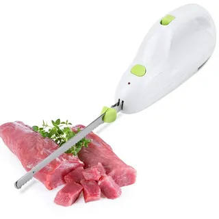 Brrnoo Elektrisches Brotmesser, Elektromesser für Fleisch Küche, Küchenmesser Elektrisch Fleischmesser Tiefkühlkost, zum Schneiden Von Fleisch Brot Käse Gemüse und Obst