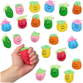 relaxdays Stressball 6 cm 24er Set - Blau