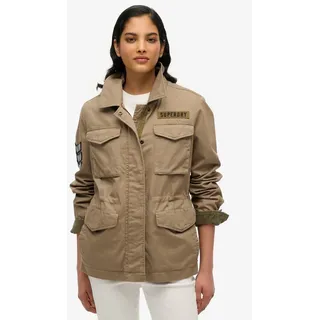 Superdry »EMBELLISHED M65 MILITARY JKT«, grün