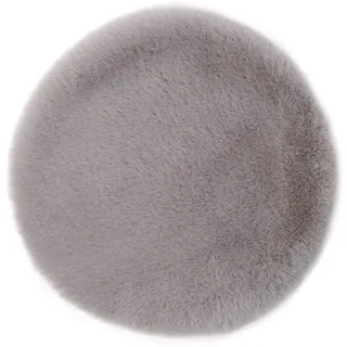 Gözze Fellimitat-Stuhlplatte Ø 38 cm Silber