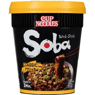 Nissin Soba Classic Instant Nudelbecher 8x90g