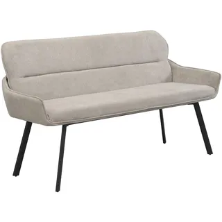 byLIVING »Rico« 1 Stk. tlg. gemütliche Esszimmerbank in 140 oder 160cm, hochwertiger Stoffbezug