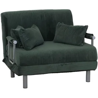 MCW Schlafsessel Grün , Textil , 105x80x190 cm , Wohnzimmer, Sessel, Polstersessel