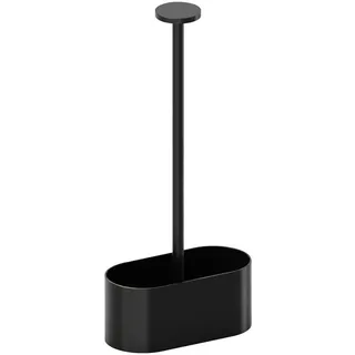 APS 40358 Menage THE GRID - Edelstahl schwarz, 14,5 x 7 cm, H: 30 cm, möbelschonende Unterseite