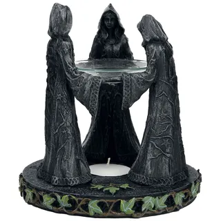 Nemesis Now magischer Duftlampe, rund, 16 cm, Grau, Kunstharz, Einheitsgröße