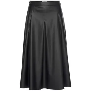 LASCANA Lederimitatrock Damen schwarz Gr.34