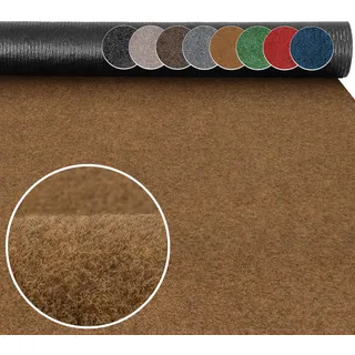 ANRO Schmutzfangmatte Fußmatte Meterware waschbar Poet Kokos 100 x 160 cm | Breite: 100 cm, Material: Polypropylen, Rücken: TPE-Gummi rutschhemmend, Höhe: 5 mm, Einsatz: Flur, Eingang, Büro, Laden