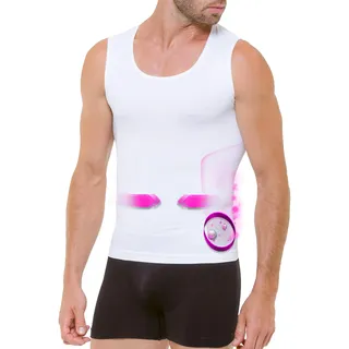 So'Slim Herren Amincissant Tanktop, weiß, FR Unique (Taille Fabricant : S/M)