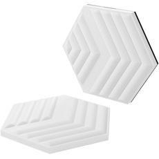 Elgato Wave Panels Starter Set (Weiss) - Schalldämmende Module, Dual-Density-Schaumstoff, einzigartige EasyClick-Rahmen, modularer Aufbau, einfaches Anbringen und Entfernen