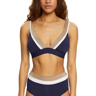 ESPRIT Damen Dreifarbiges, wattiertes Bikinitop