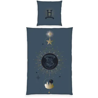 Herding Harry Potter mehrfarbig Schwarz 135 x 200 cm + 80 x 80 cm