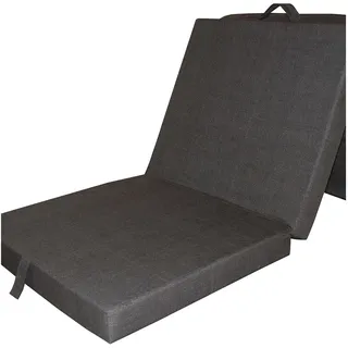 VitaliSpa Faltmatratze 70 x 190 cm H2 Baumwolle/Polyester/Wolle