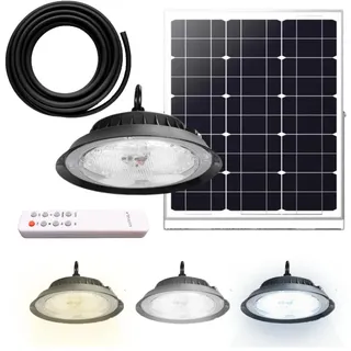 LUXULA Solar LED-Hängeleuchte 40 W 500 lm schwarz