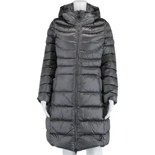 Colmar Damen Winterjacke mit Kapuze, langer Schnitt, aus Synthetik in Graphit - Grau