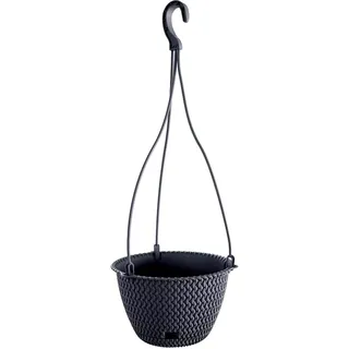 SPLOFY ROUND W 3L Hängepflanzgefäß, Abmessungen (mm) 230x230x145, Farbe Anthrazit