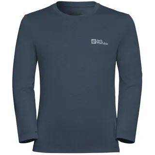 Jack Wolfskin Jungen Actamic K Longsleeve, Midnight Sky, 92 EU