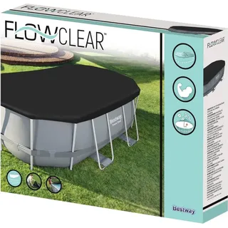 Bestway Flowclear Poolabdeckung 418x230 cm - Schwarz