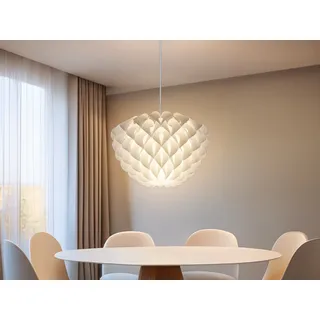 Skandinavische LED Pendelleuchte für Esstisch und Wohnzimmer Lampenschirm Ø 40cm