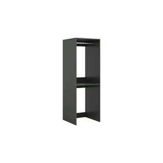 xonox.home Mid.you Waschmaschinenschrank – anthrazit – Kunststoff , 66x195x60 cm – FSC Mix – Waschküche, Waschmaschinenschrank