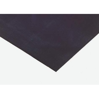 RS PRO Gummimatte Neopren, Schwarz, 1m x 12mm x 1.2m 1.4g/cm3