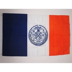 FLAGGE NEW YORK CITY 150x90cm - NEW YORK CITY FAHNE 90 x 150 cm - flaggen AZ FLAG Top Qualität