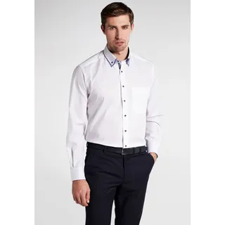 Langarmhemd ETERNA "COMFORT FIT", Herren, Gr. 52, Normalgrößen, weiß, 100% Baumwolle, normal, Manschette, Hemden Langarmhemd, NON IRON (bügelfrei)