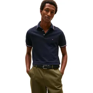 Tommy Hilfiger Tipped Slim Fit Kurzarm-poloshirt Desert Sky M