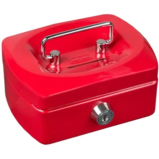 IDENA Geldkassette Mini, 125x95x60mm, Rot,