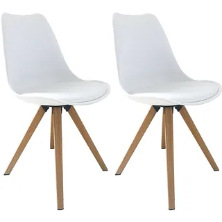 byLIVING Esszimmerstuhl Kira Kunststoff weiß