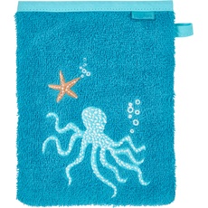 Kinder Frottee-Waschhandschuh Waschlappen Meerestiere