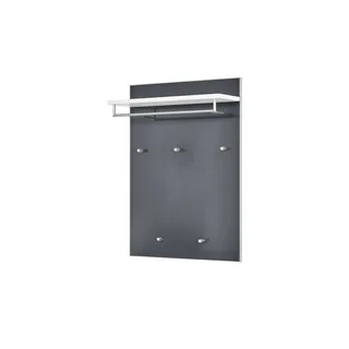 Möbel Kraft Garderobenpaneel Santina 80 x 109 x 27 cm Grau