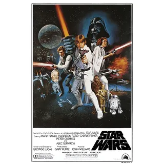 Close Up Star Wars: Episode IV - A New Hope - Poster (Hauptmotiv Style 'C' - American) (Größe: 61cm x 91,5cm)