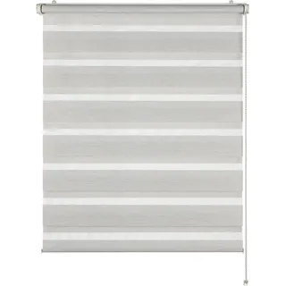 Schöner Wohnen SCHÖNER WOHNEN-Kollektion Doppelrollo »Tilda« transparent Sichtschutz mit Bohren/ohne Bohren freihängend geklemmt, silberne oder weiße Rollo-Technik, beige