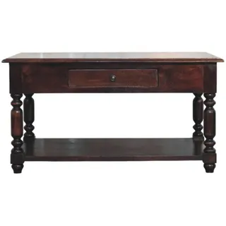 Artisan Furniture Rich-Cherry-Finish Konsolentisch 55x45x85 cm Dunkelbraun