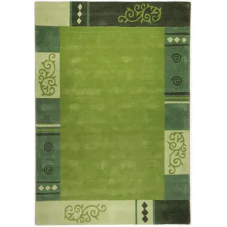 THEKO Wollteppich »Ambadi« rechteckig 14 mm Höhe reine Schurwolle, handgetuftet, mit Bordüre, modern THEKO B : cm 1 Stk.