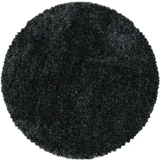 Ayyildiz FLUFFY 3500 Hochflorteppich Ø 160 cm Anthrazit