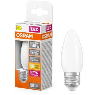 Osram LED-Lampe 3,4 W E27 warmweiß