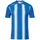 Stripe 140 azurblau/weiss Blau