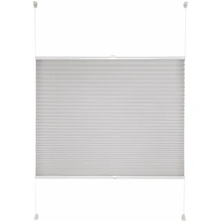 Plissee GOOD LIFE "Allegra" Gr. 3, grau (steinfarben), B:90cm H:140cm, Obermaterial: 94% Polyester, 6% sonstige Fasern, Plissees, Plissee, Fixmaß