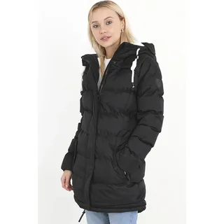 Damen Winterjacke Steph Schwarz XL mit Kapuze, pflegeleicht und strapazierfähig - Schwarz