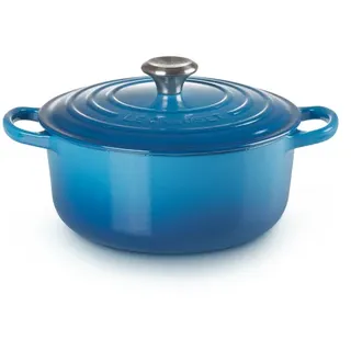 Kasserolle Kokette Rotunde Evolution - Le Creuset - Gusseisen CM 20 - Blau
