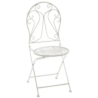 Kobolo Gartenstuhl 39 x 39 x 94 cm weiß 1 St.