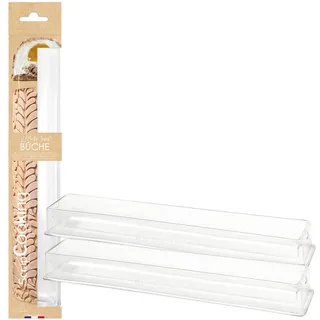 ScrapCooking – 2 Formen für Weihnachtskucheneinsatz – 2 PVC-Formen halbfest & wiederverwendbar – Länge 30 cm – Zubehör für Gebäck Dessert Weihnachten – mit Rezept – 1961