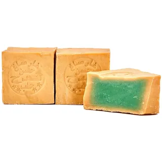 Carenesse Olivenöl-Seife Aleppo Rezeptur I 2x Natürliche Seife à 200g I Dusch-/ Haarseife vegan mit 85:15% Oliven- & Lorbeeröl I Vegane "Alepposeife" ohne Chemie & Plastik für Haut und Haare