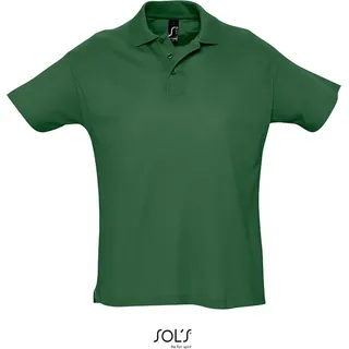 SOLs 11342 | Herren Summer Poloshirt II Seitenschlitze - Farbe: Apple Green - Größe: L - Grün