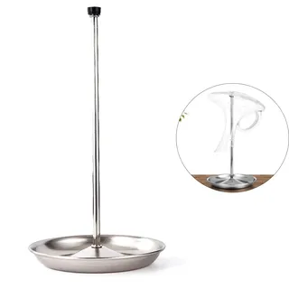 Bssowe Edelstahl Flaschenhalter Abtropfständer 32 cm