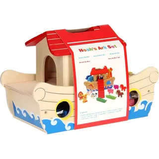 Holz Arche Noah Spielset 19-teilig Tiere Bibelspielzeug
