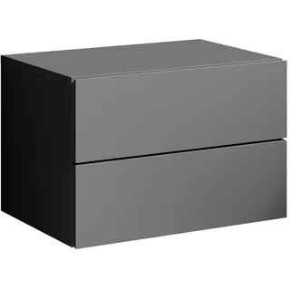 Livetastic Nachtschrank 42 x 28 x 30 cm Grau